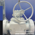 ANSI #Cl150/Cl300/Cl600/Cl900/Cl1500 Top Entry Ball Valve with Gear